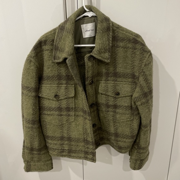 NWT Aritzia Wilfred Free Autumn Shacket – Sage/Moss – Size L - Picture 8 of 12